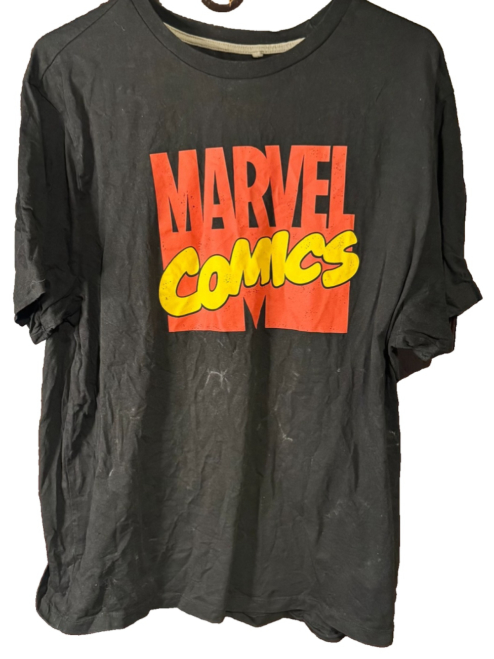Marvel Comics Vintage Logo T-shirt Men's Sz XXL Black